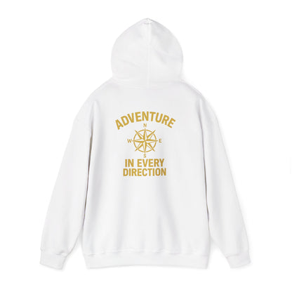 Adventure in Every Direction Unisex Hooded Sweatshirt