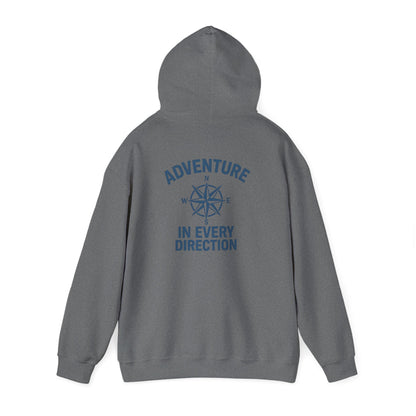 Adventure in Every Direction Unisex Hooded Sweatshirt
