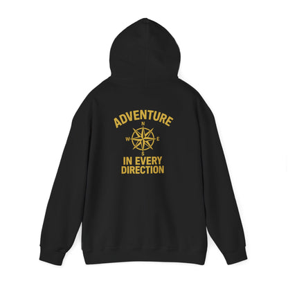 Adventure in Every Direction Unisex Hooded Sweatshirt