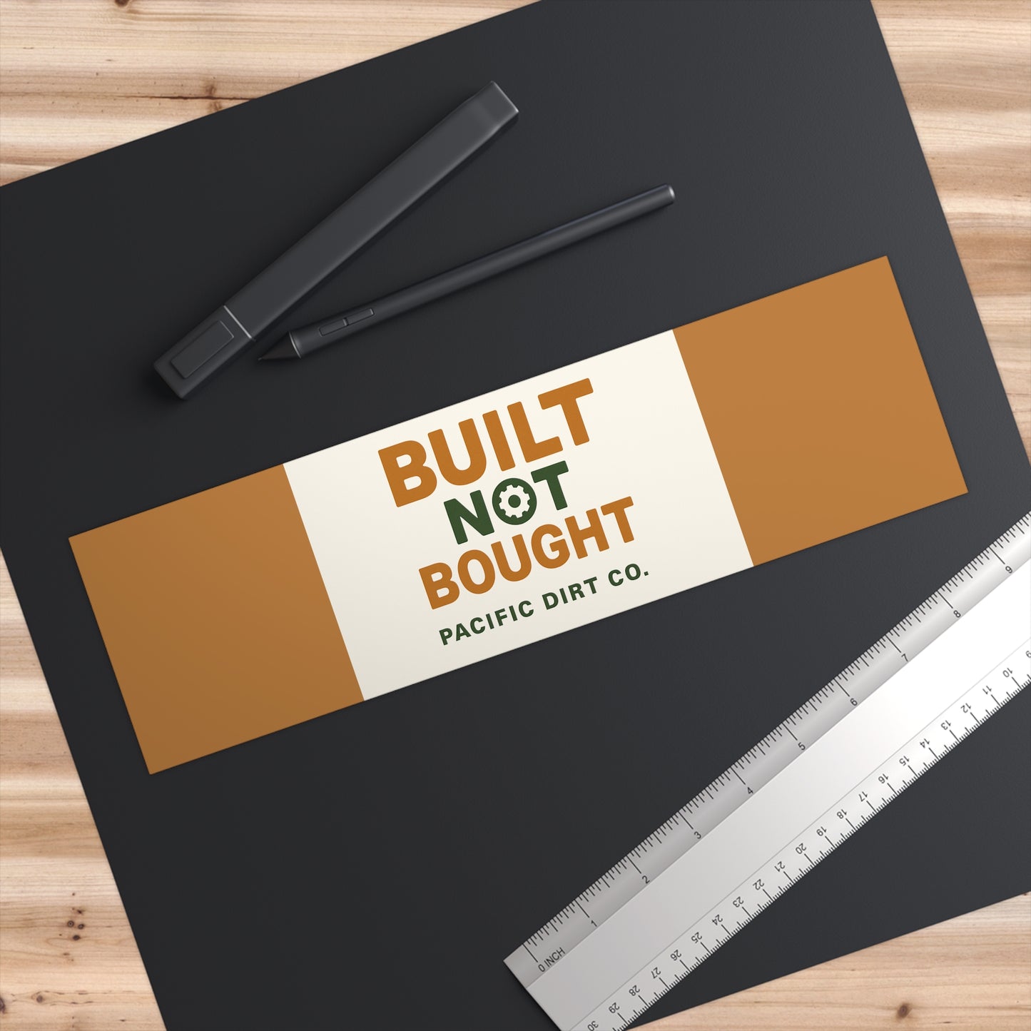 Built Not Bought Bumper Sticker